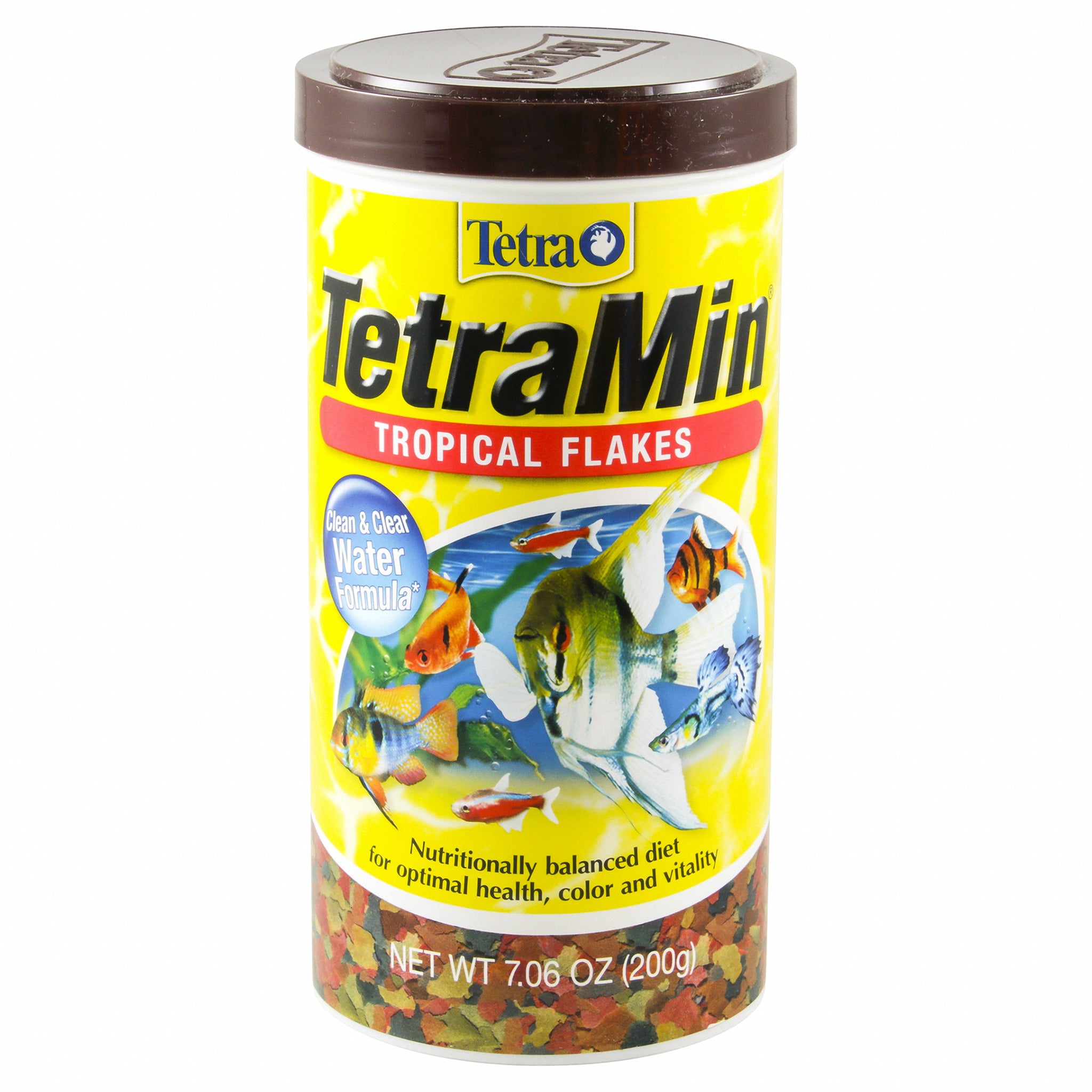 Tetra TetraMin Balanced Diet Tropical Fish Food Flakes, 7.06 oz 