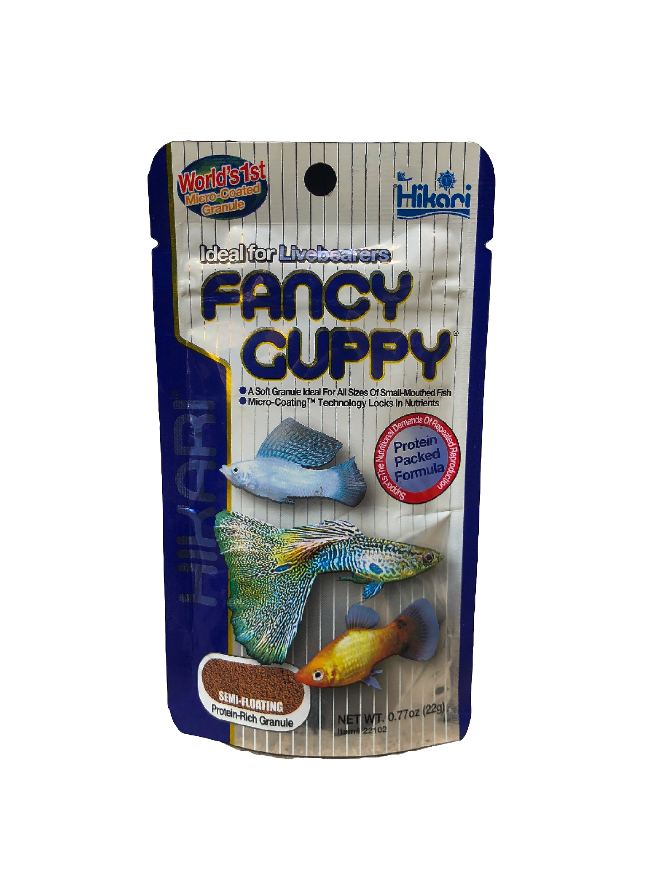 Hikari guppy fish clearance food