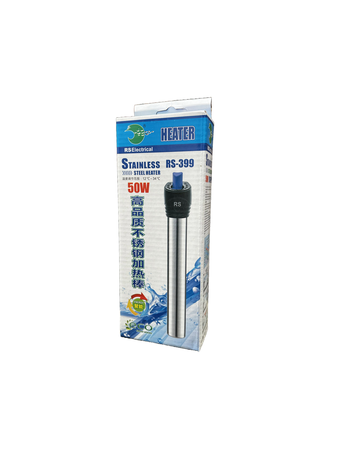 RS Electrical 50W Stainless Steel Heater