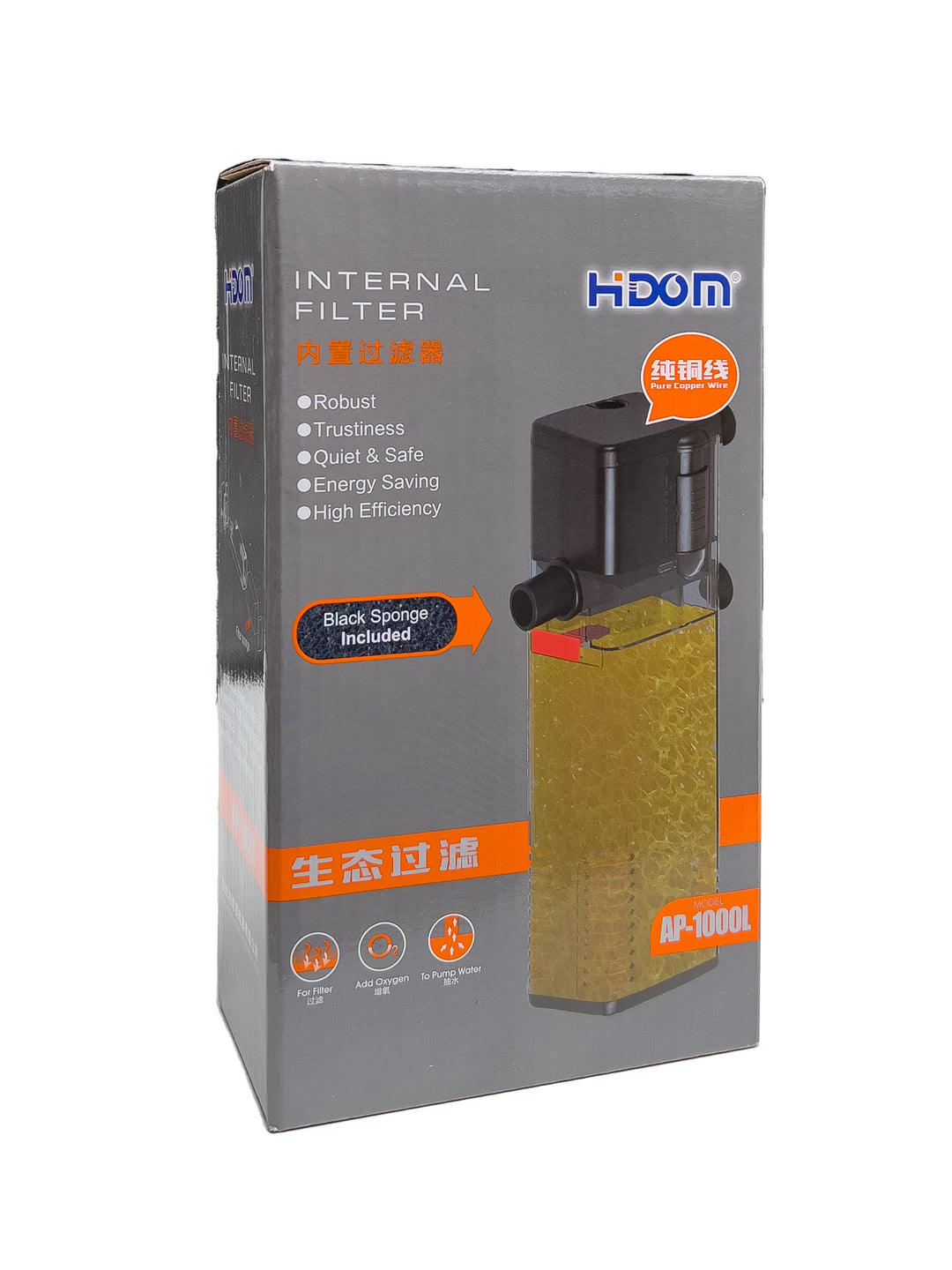Hidom AP- 1000 L Internal Filter - nepalaquastudio