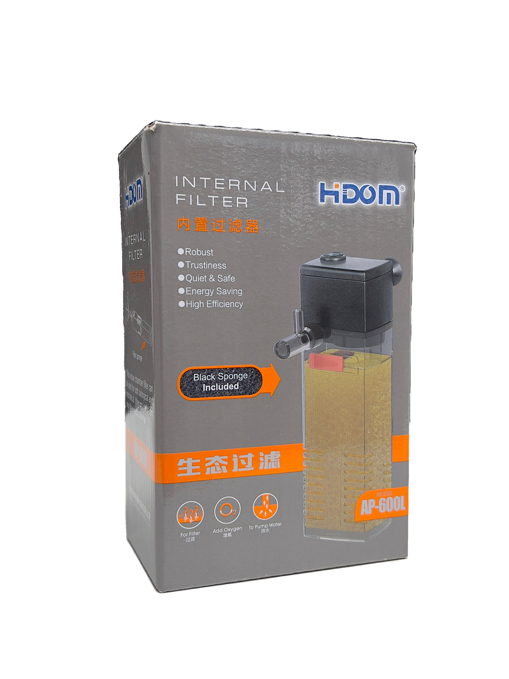Hidom AP-600 L Internal Filter - nepalaquastudio